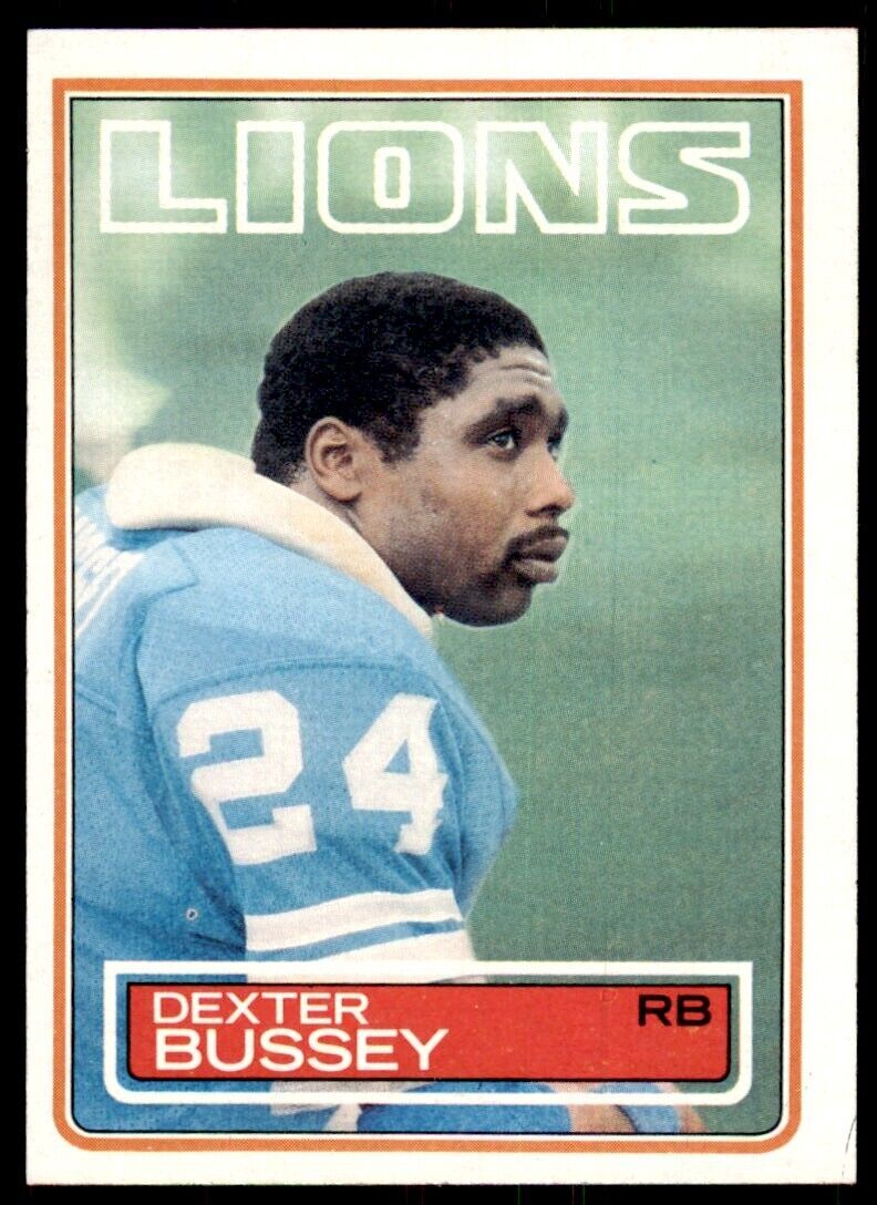 1983 Topps Dexter Bussey A Football Cards #60