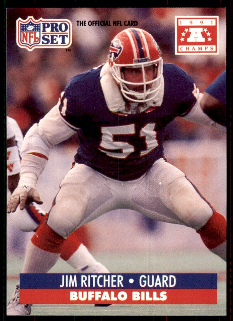 1991 Pro Set Jim Ritcher Football Card #82