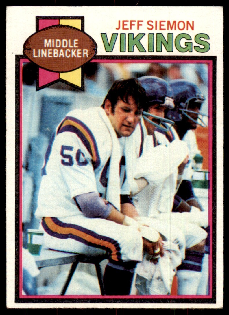 1979 Topps Jeff Siemon Football Card #378