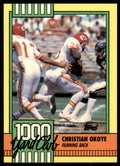 1990 Topps 1000 Yard Club Christian Okoye Football Cards #2