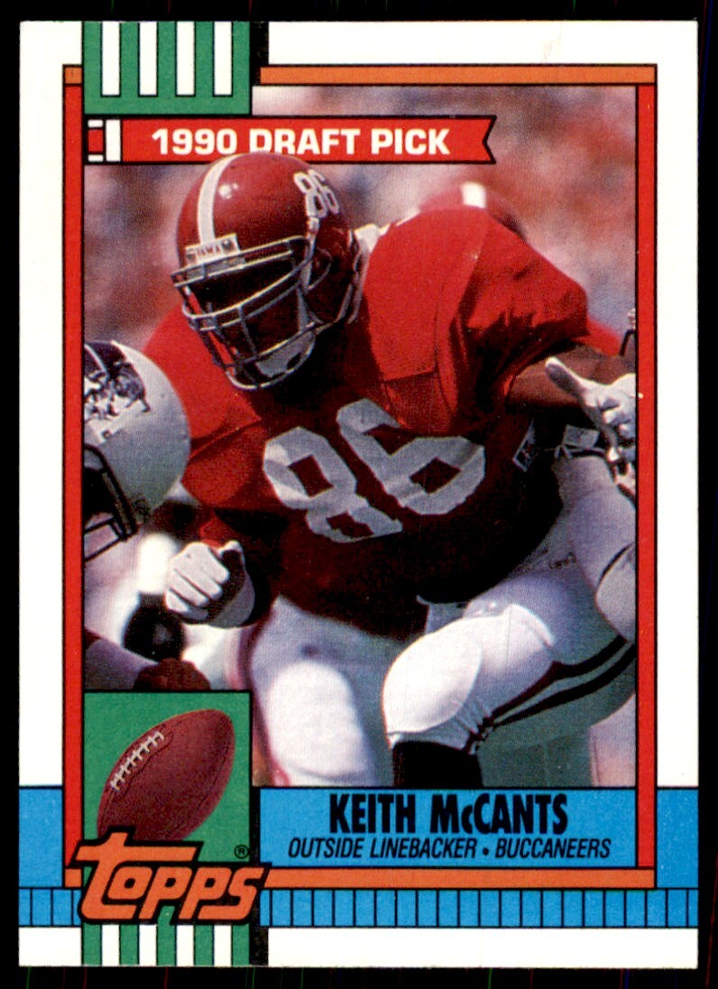 1990 Topps Keith McCants Football Cards #399