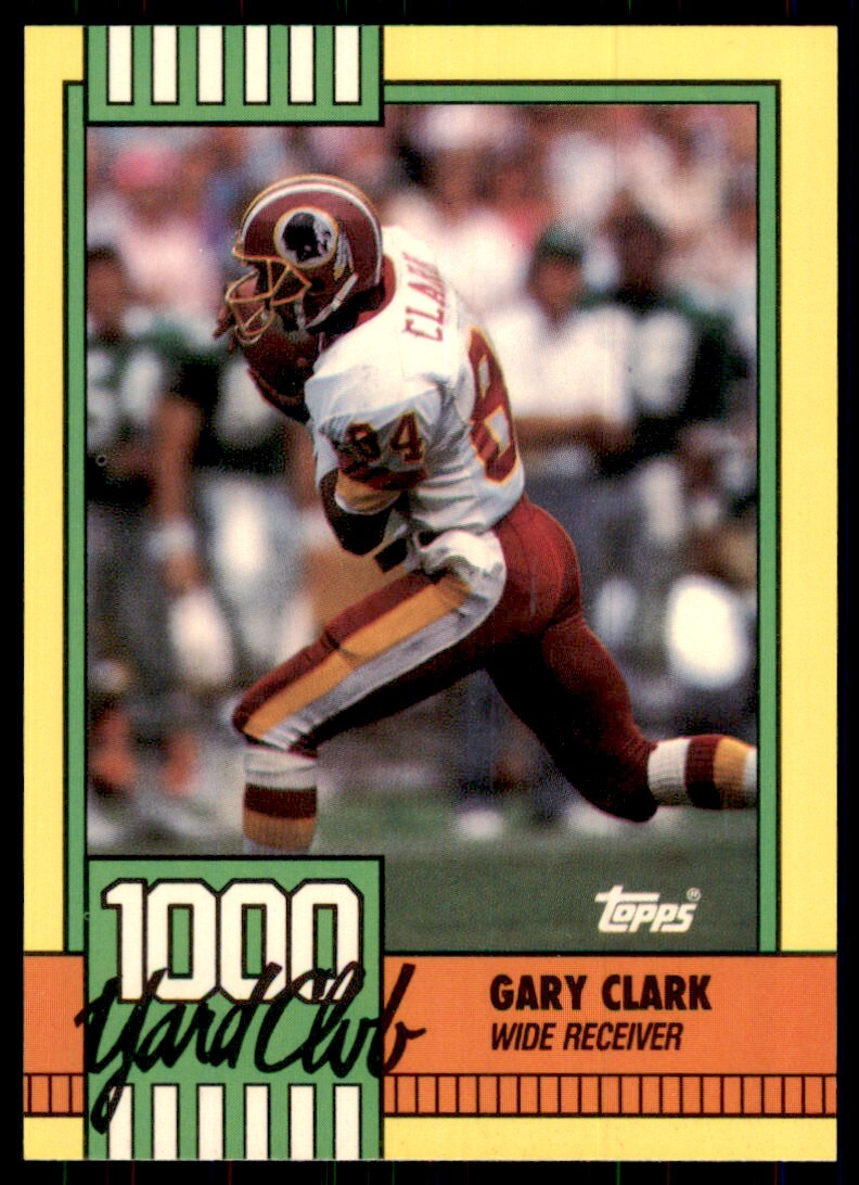 1990 Topps 1000 Yard Club Gary Clark Football Cards #14