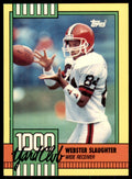 1990 Topps 1000 Yard Club Webster Slaughter A Football Cards #13