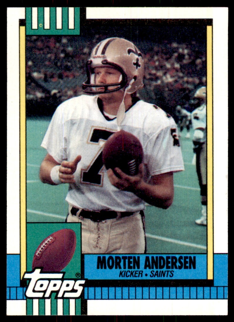 1990 Topps Morten Andersen Football Cards #245