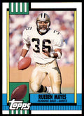 1990 Topps Rueben Mayes Football Cards #244