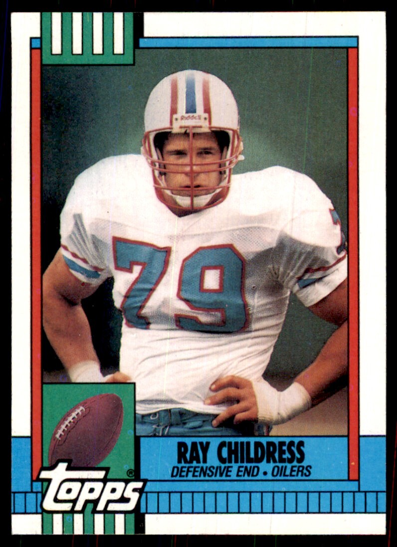 1990 Topps Ray Childress Football Cards #218
