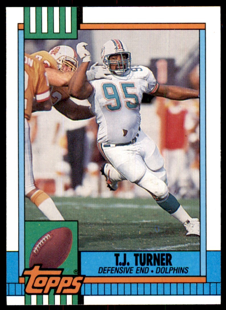 1990 Topps T.J. Turner Football Cards #331