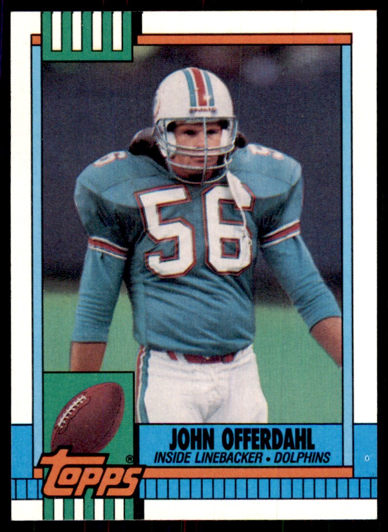 1990 Topps John Offerdahl Football Cards #321