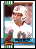 1990 Topps Pete Stoyanovich Football Cards #320
