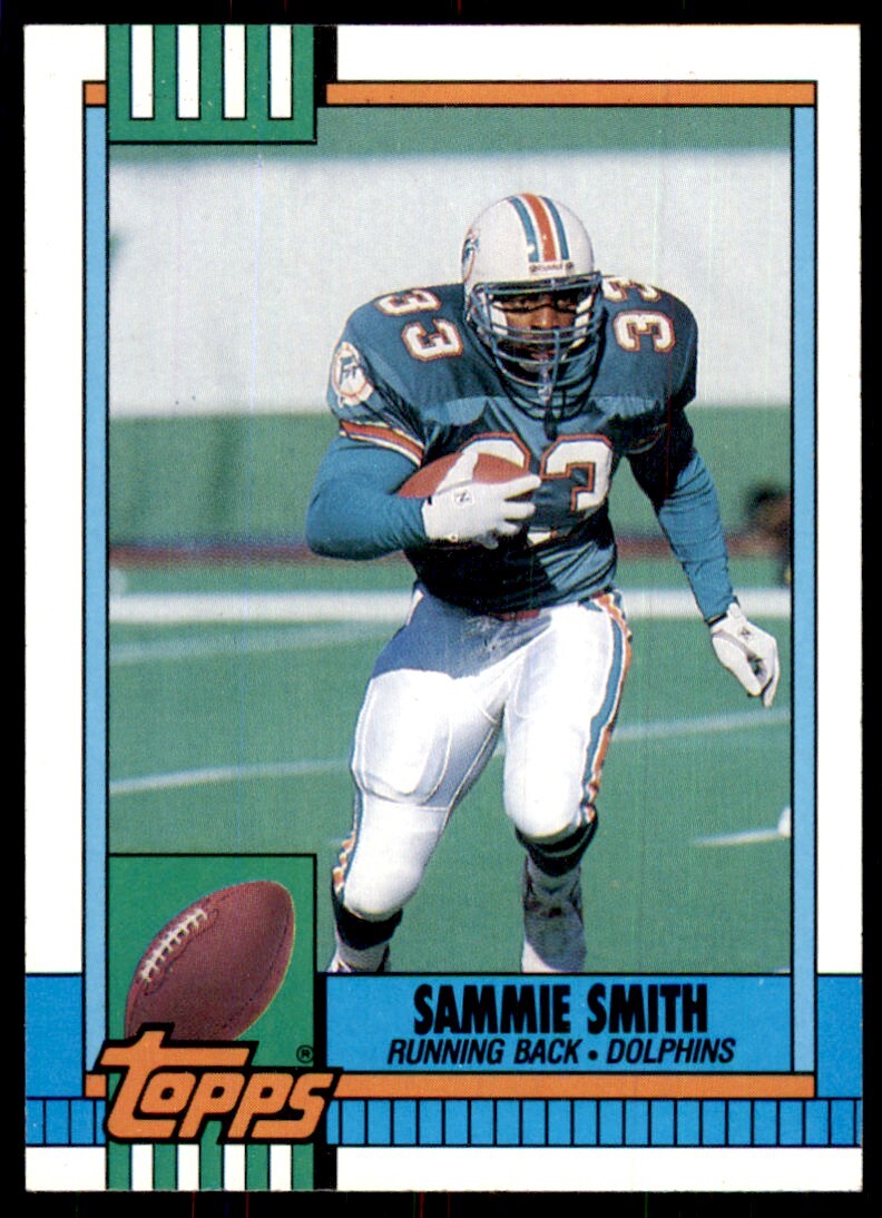 1990 Topps Sammie Smith Football Cards #319