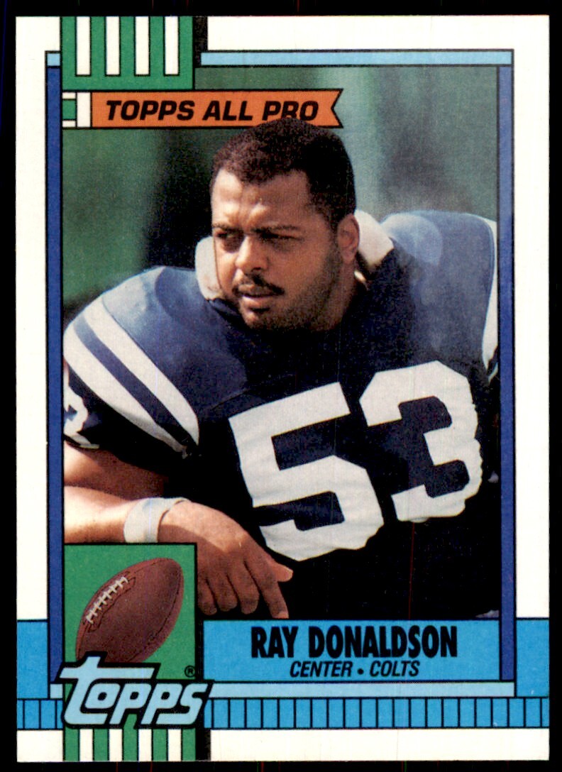 1990 Topps Ray Donaldson Football Cards #305