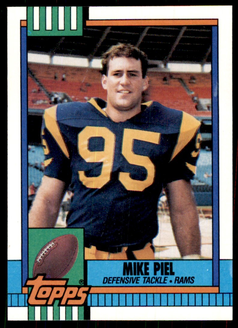 1990 Topps Mike Piel Football Cards #81