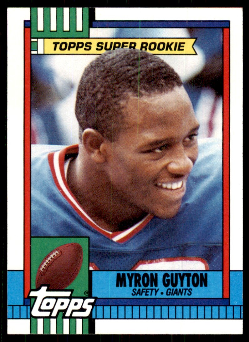 1990 Topps Myron Guyton Football Cards #50