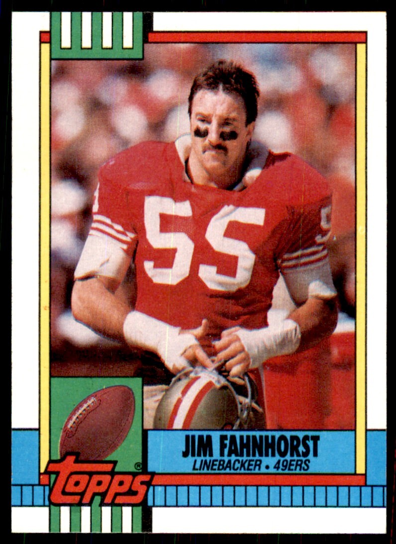 1990 Topps Jim Fahnhorst Football Cards #23