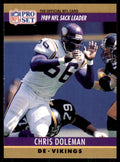 1990 Pro Set Chris Doleman Football Cards #18
