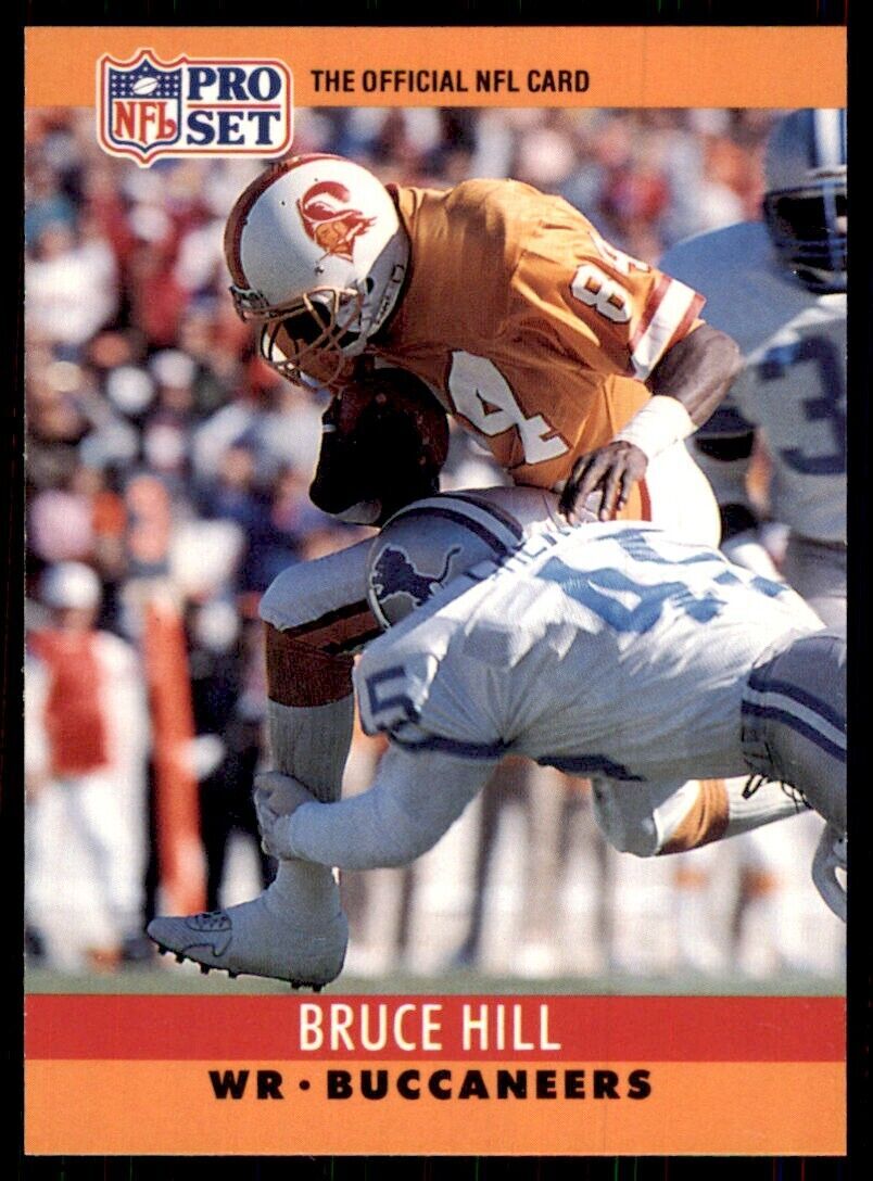 1990 Pro Set Bruce Hill Football Cards #312