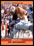 1990 Pro Set Bruce Hill Football Cards #312