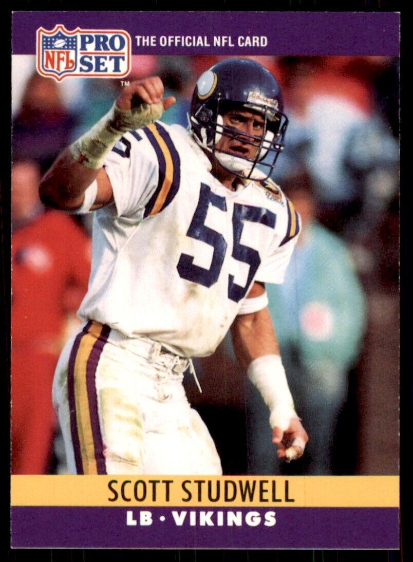 1990 Pro Set Scott Studwell Football Cards #195