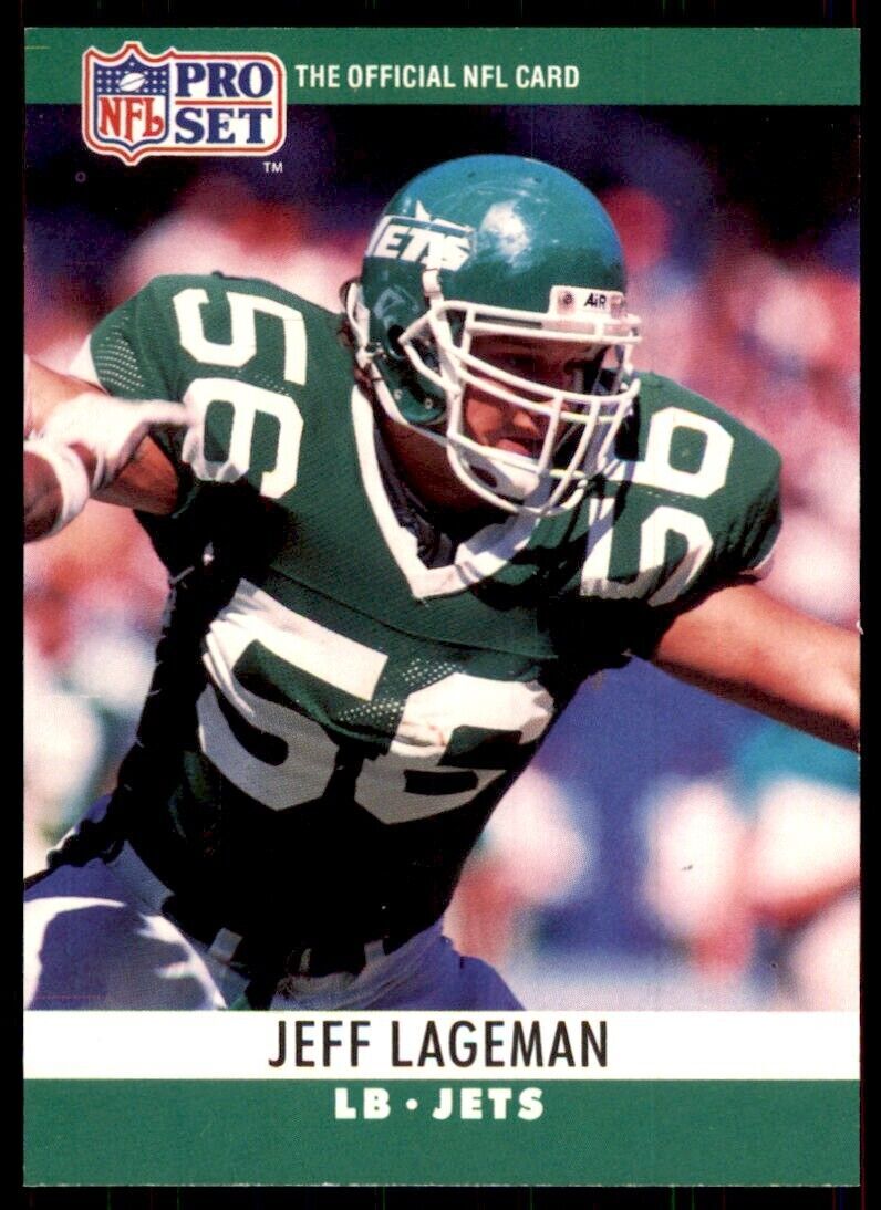 1990 Pro Set Jeff Lageman Football Cards #236