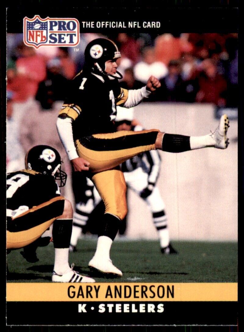 1990 Pro Set Gary Anderson Football Cards #266