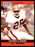 1990 Pro Set Raymond Clayborn Football Cards #471