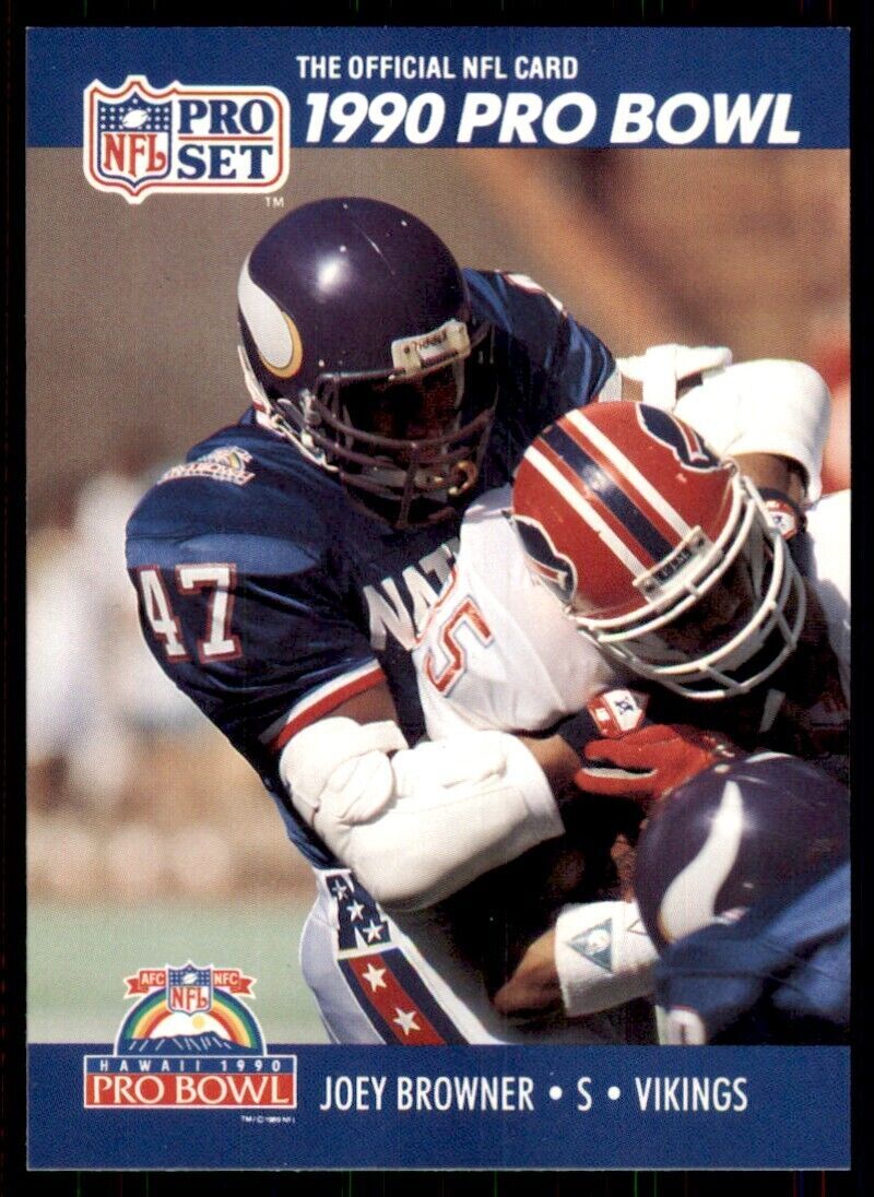 1990 Pro Set Joey Browner Football Cards #382
