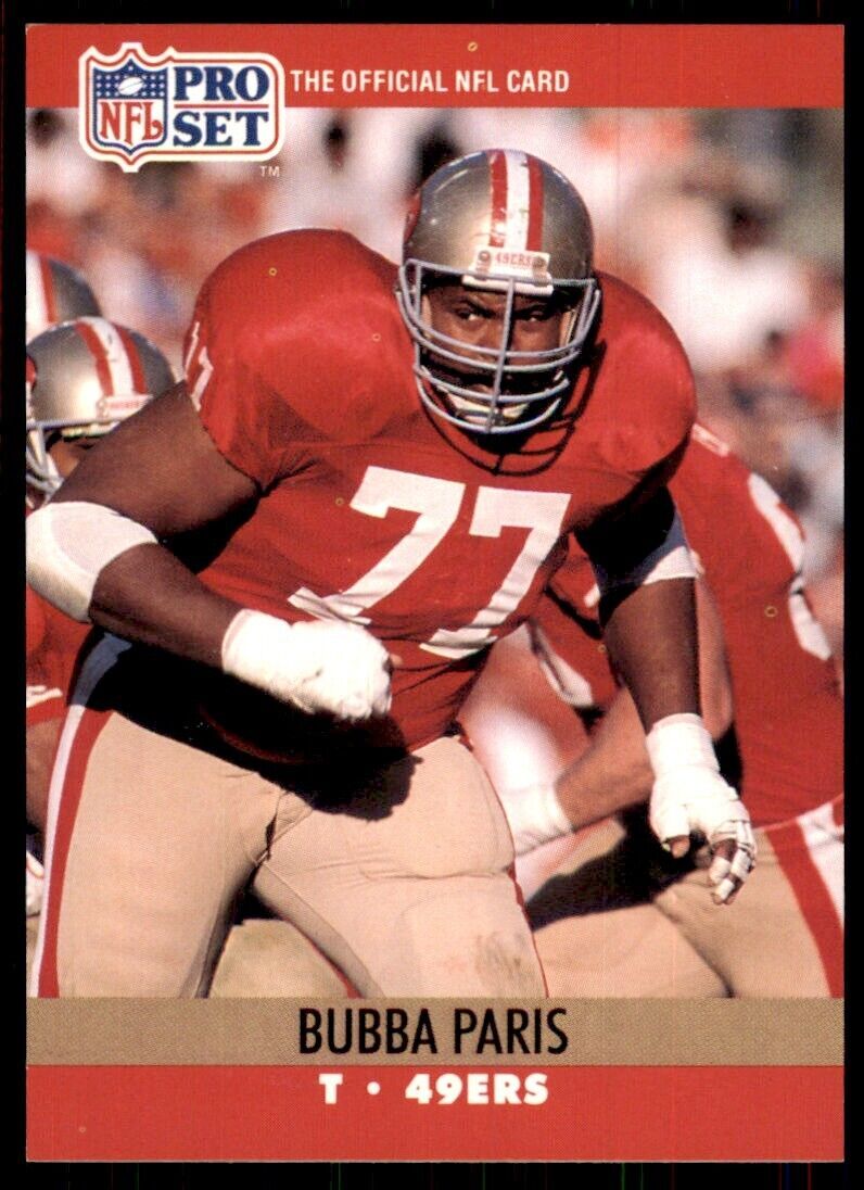 1990 Pro Set Bubba Paris Football Cards #641