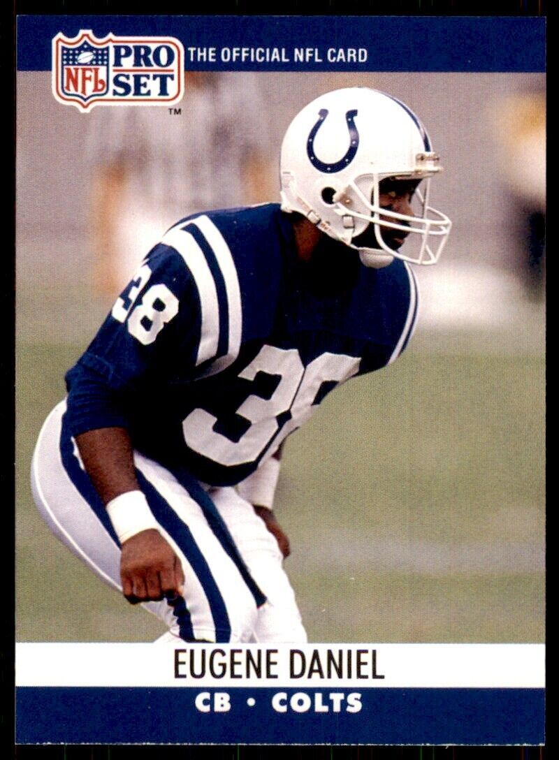 1990 Pro Set Eugene Daniel Football Cards #521