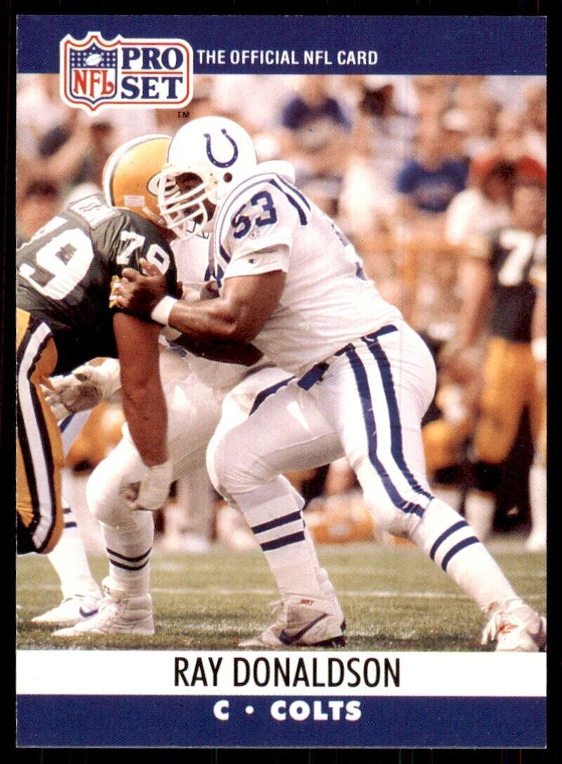 1990 Pro Set Ray Donaldson Football Cards #523