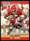 1990 Pro Set Chris Martin Football Cards #531