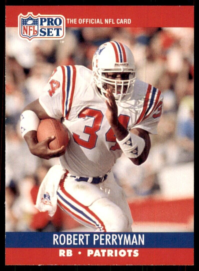 1990 Pro Set Robert Perryman Football Cards #578