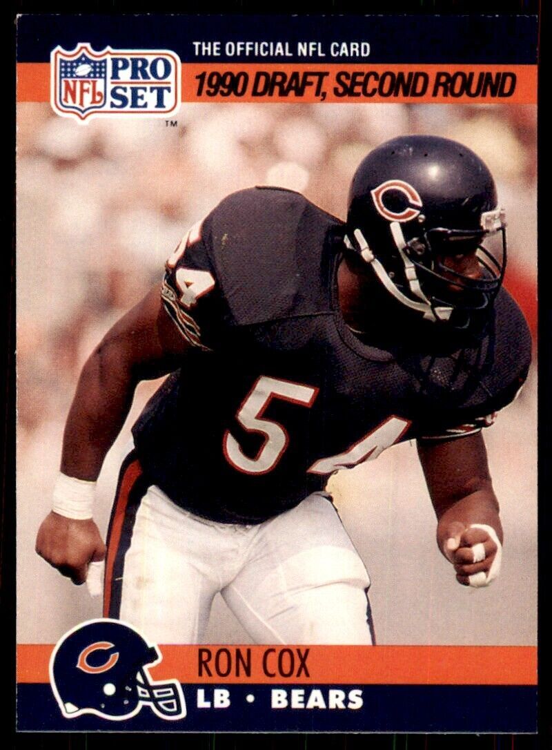 1990 Pro Set. Ron Cox Football Cards #702