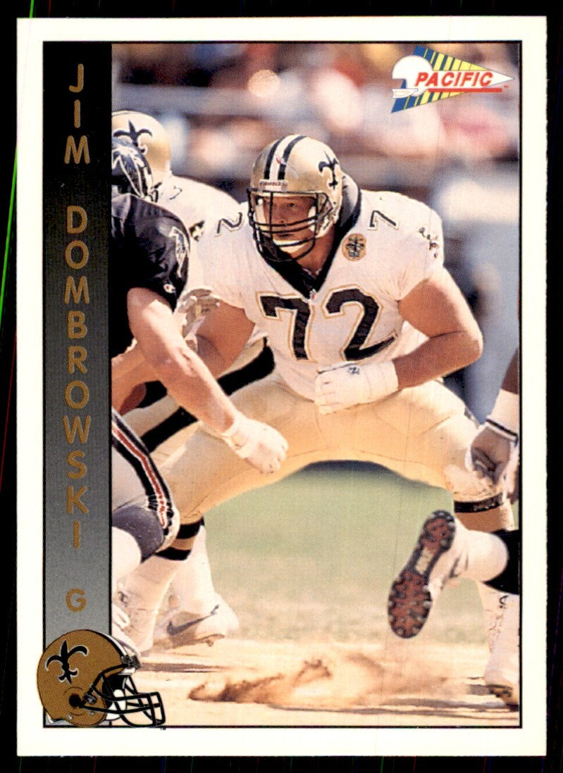 1992 Pacific Jim Dombrowski Football Cards #534