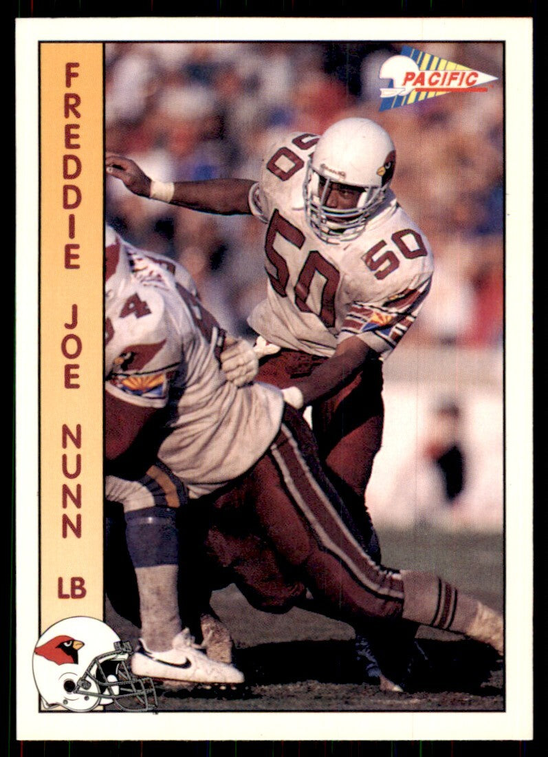 1992 Pacific Freddie Joe Nunn Football Cards #575