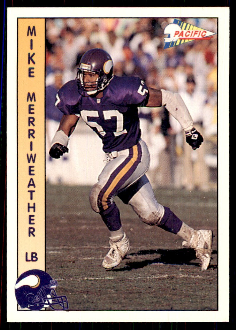 1992 Pacific Mike Merriweather Football Cards #507