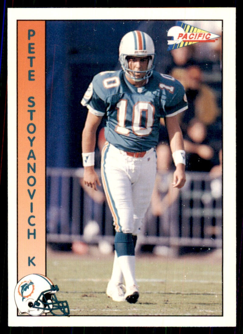 1992 Pacific Pete Stoyanovich Football Cards #488
