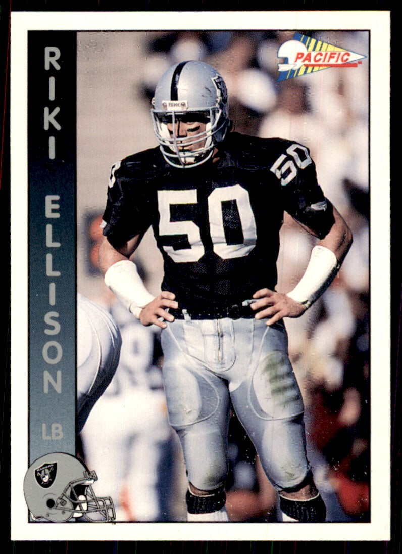 1992 Pacific Riki Ellison Football Cards #474