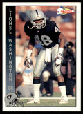1992 Pacific Lionel Washington Football Cards #473