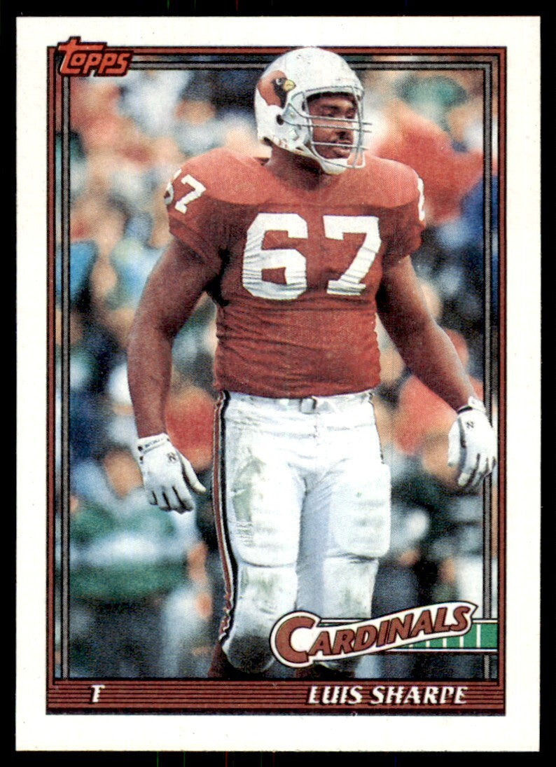1991 Topps Luis Sharpe Phoenix Cardinals #519