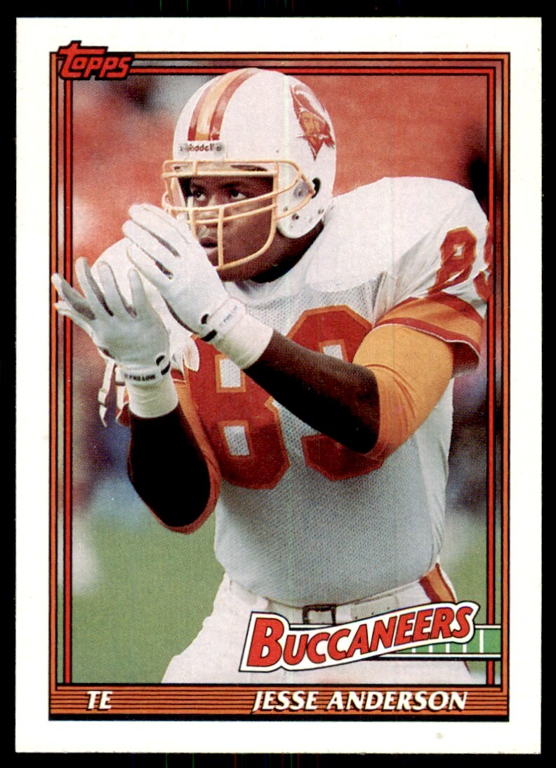 1991 Topps Jesse Anderson Tampa Bay Buccaneers #488