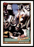 1991 Topps Merril Hoge Pittsburgh Steelers #301
