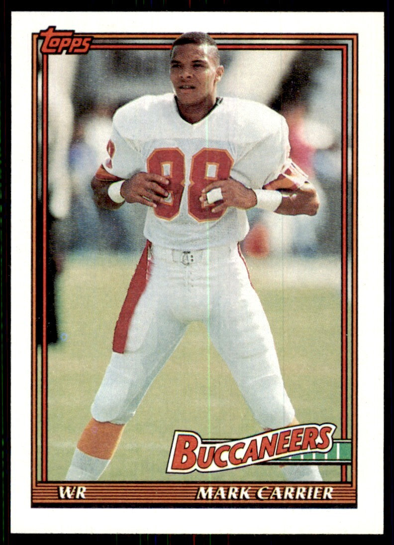 1991 Topps Mark Carrier Tampa Bay Buccaneers #483