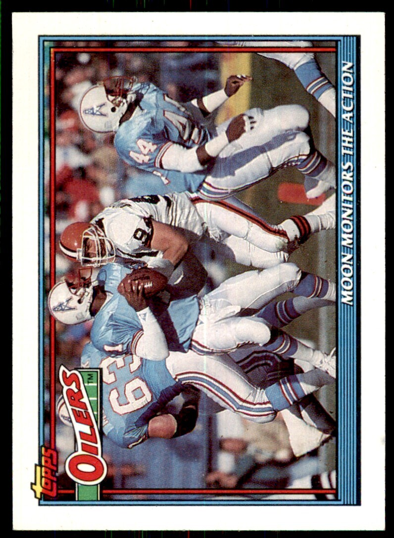1991 Topps Oilers Team Leaders/Results Houston Oilers #637