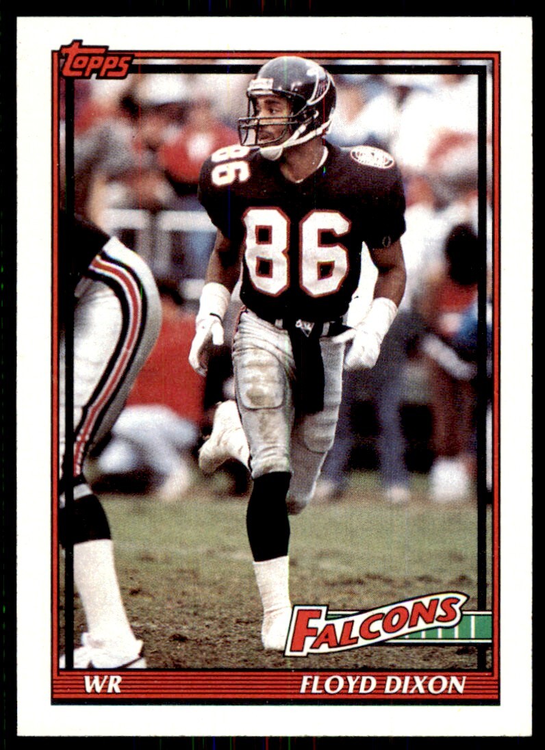1991 Topps Floyd Dixon Atlanta Falcons #574