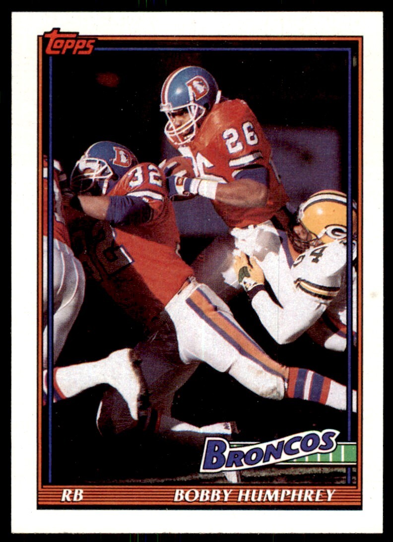 1991 Topps Bobby Humphrey Denver Broncos #550