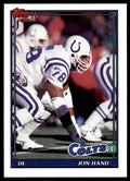 1991 Topps Jon Hand Indianapolis Colts #332