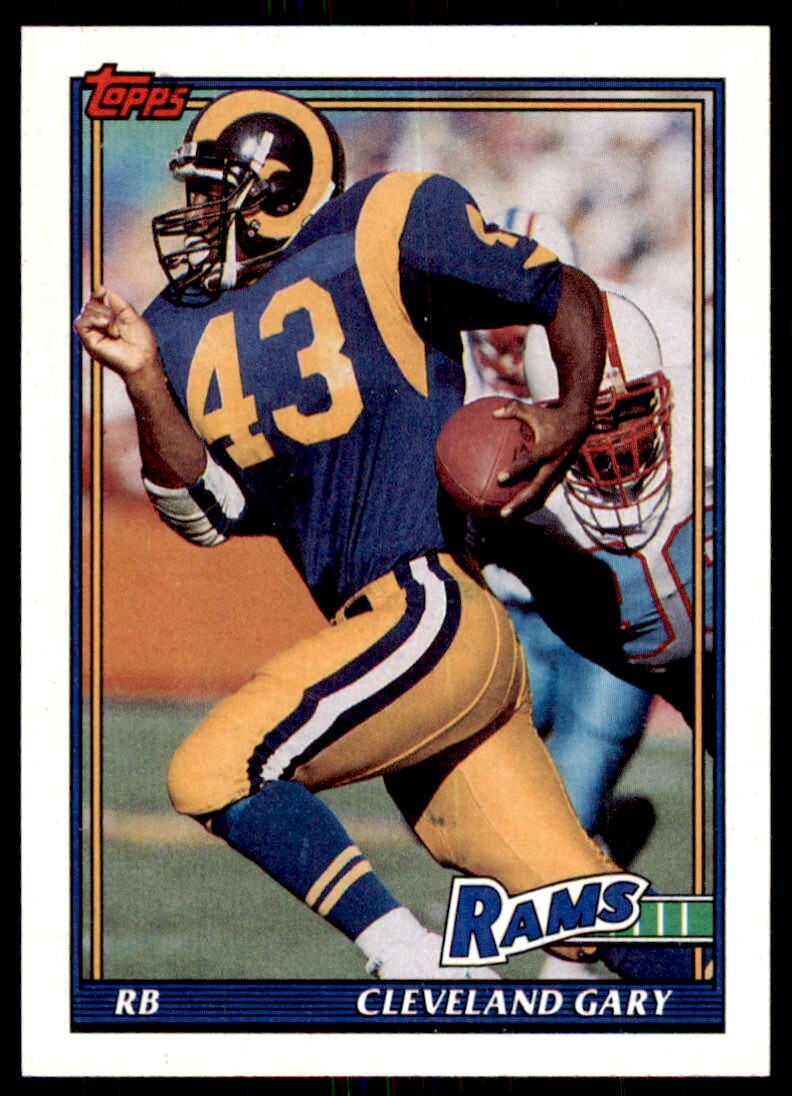 1991 Topps Cleveland Gary Los Angeles Rams #528