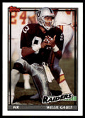 1991 Topps Willie Gault Los Angeles Raiders #94