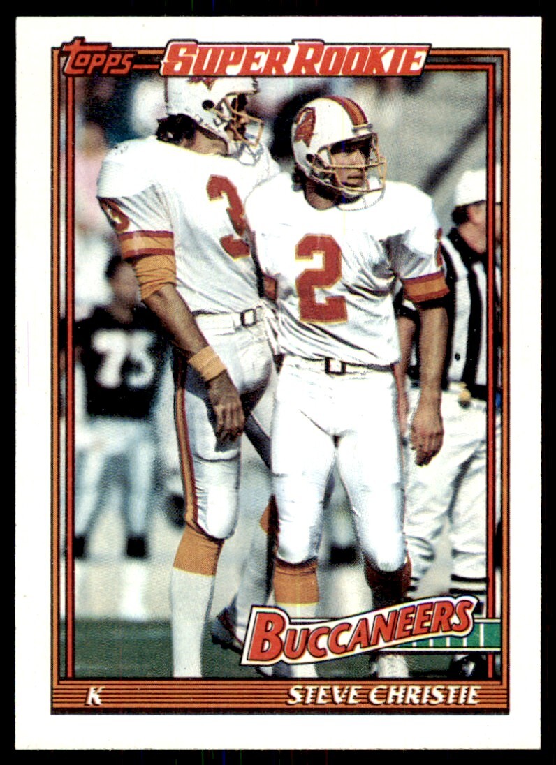 1991 Topps Steve Christie Tampa Bay Buccaneers #486