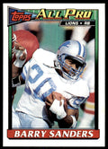 1991 Topps Barry Sanders Detroit Lions #415